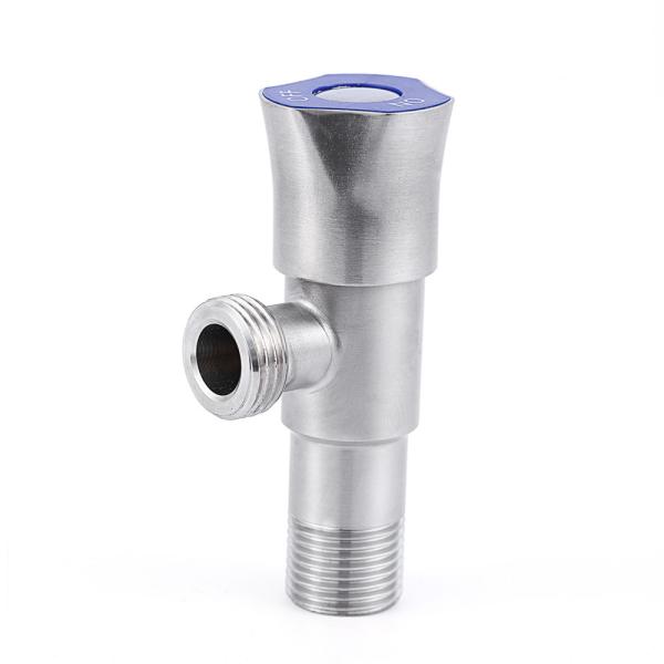 Buy SS304 Angle Valve 1/2"X1/2" Brushed High Precision at wholesale prices
