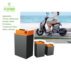 IP67 Light Weight Lithium Ion Battery 72V 40Ah 50Ah For Electric Motorcycle