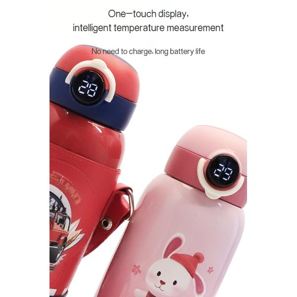 Temperature Display Vacuum Flask 316 Stainless Steel Insulated Thermos Smart Children'S Vacuum Cup For Kid