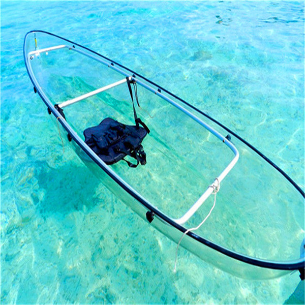 Buy Day Sit On Top Touring Kayak , Glass Bottom Two Man Plastic Fishing Boats at wholesale prices