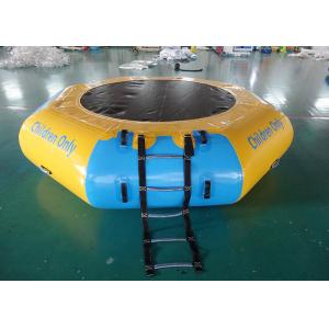 Commercial Water Games Inflatable Crocodile Water Trampoline With 0.9mm Pvc