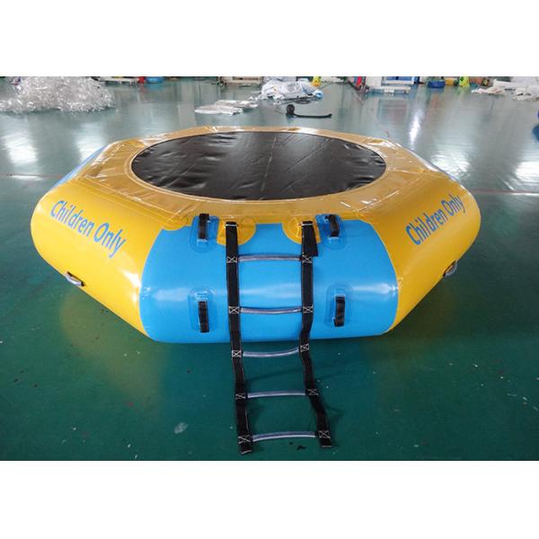 Commercial Water Games Inflatable Crocodile Water Trampoline With 0.9mm Pvc