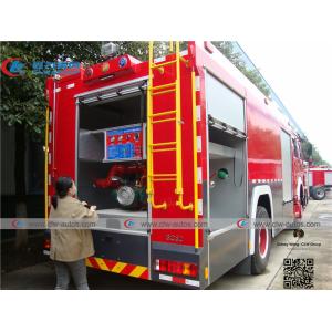 LHD Sinotruk Howo 4x2 5cbm Water Tank Fire Fighting Truck