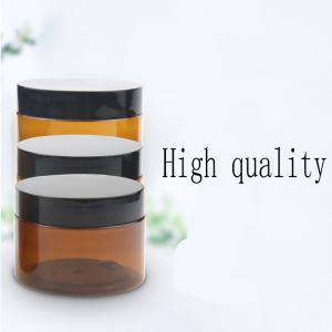 Customized Printing Transparent Plastic Jar Containers Pressure Sensitive