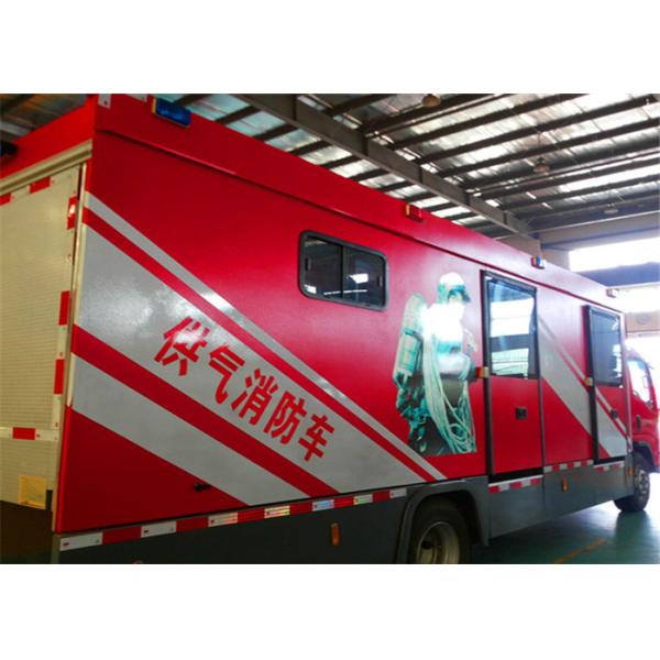 Buy Multi Functional Three Seats Gas Supply Fire Trucks Ten Tons Big Capacity at wholesale prices