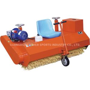 Automatic Push Lawn Sweeper , Artificial Turf Broom Paving Use