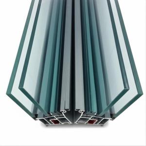 China Customizable Color Aluminium Glass Curtain Wall Heat Insulation for a Comfortable Environment on sale