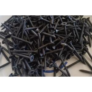 Black M8 M12 Carbon steel Flat head Philip sclotted tapping metal screws Class4.