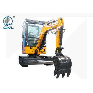 3 Tons 19KW Hydraulic Crawler Excavator With 0.06cbm Bucket Capacity