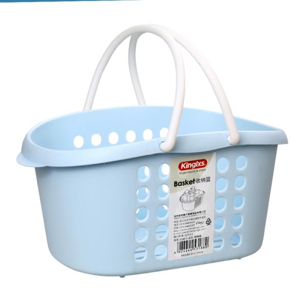 Bathroom Storage Simple 24*17.5*11.5cm Plastic Bath Basket