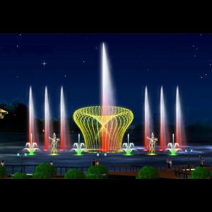 musical rainbow colors fountains pond fountain portable dancing fountain