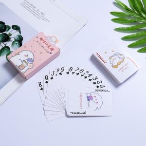 250gsm 57x87mm Custom Printed Playing Cards Logo Pattern 25kg/Ctn