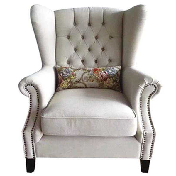 YLX-3108 Popular Design Gray PU Leather Cover Steel Sofa Chair for Hotel