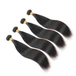 16 Inch Smooth Real Virgin Brazilian Straight Hair Bundles CE Certification