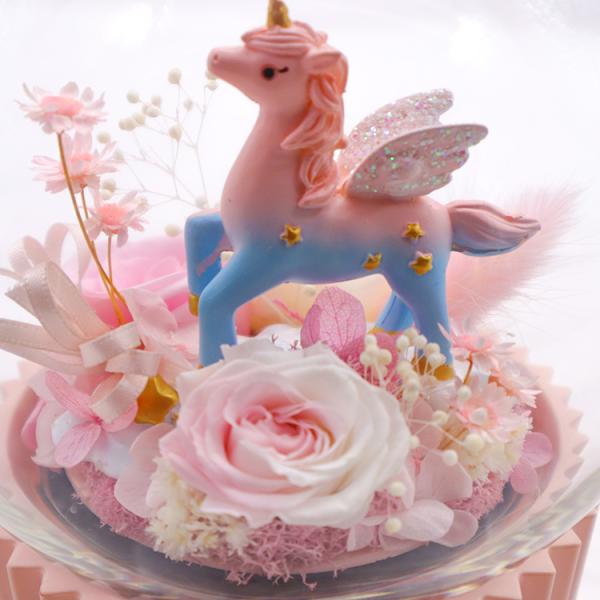 Decorative Glass Flower Box Customized Color Gift For Marriage Proposals