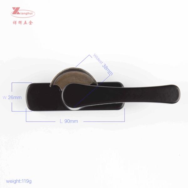 Hotel Villa Apartment Office Building Aluminum Crescent Lock with Painting