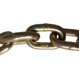 2t Working Load Limit Zinc Plated G70 Binder Chain With 2 Clevis Grab Hook