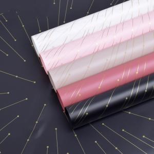 Quality Paper And Plastic Florist Wrapping Paper for Gift Wrapping Supplies for sale