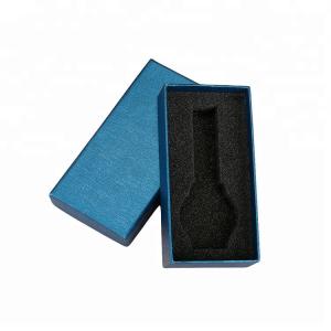 Cardboard box with foam insert watch foam