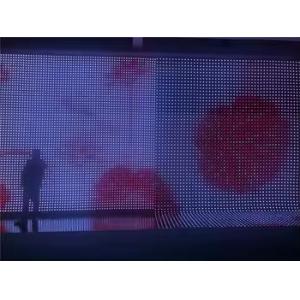 P100 80W RGB LED Mesh Wall Screen Outdoor IP67 DC12V Flexible Scrolling Media