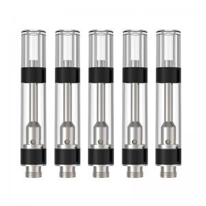 Quality Round PCTG Tip Disposable 1000mg Cbd Vape Pen Cartridge Lead Free for sale