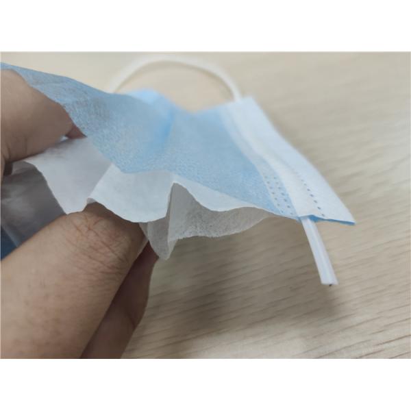 Buy Disposable Pleated Dust Proof Face Mask 17.5*9.5cm Size With Elastic Earloop at wholesale prices