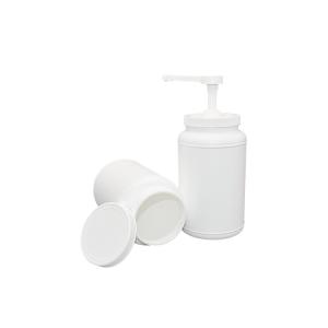 3000ml PE Container Plastic Condiment Pump Dispenser Set MD Head Type
