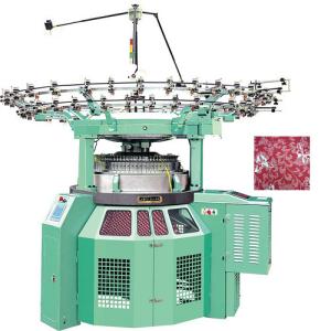 ISO CE Jacquard Electric Circular Knitting Machine With Double Jersey