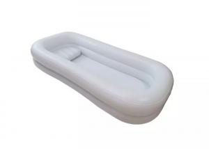 Quality Portable White Color PVC Inflatable Pool Medical Bathtub 220x100x38CM for sale