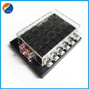 1 Input 12 Output Multiway Automotive Blade Fuse Block Without LED Indicator