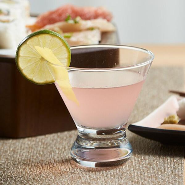 Buy 7oz 200ml Modern Stemless Cocktail Martini Glass at wholesale prices