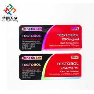 Packaging Boxes Ultra Tren 10Ml Vial Labels With Hologram Effect