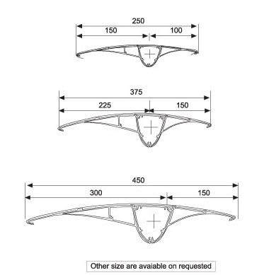 Customized Size ! Aluminum Aerowing Sun Louver Facade System