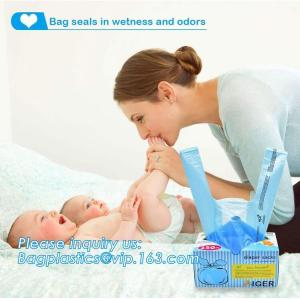 Bio-degradable Fragrance Free Nappy Sacks disposable diaper bags, ok compost