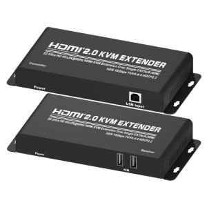 HDMI2.0 Over Single CAT6 60M HDMI KVM Extender