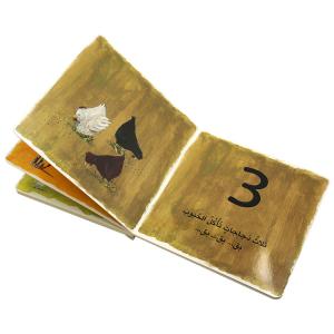 Cardboard Childrens Book Printing And Binding 2layers 350gsm 180mmx180mm
