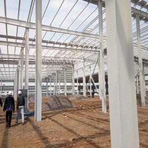 Fireproof Steel Structure Building 15-36m Span Prefabricated Industrial