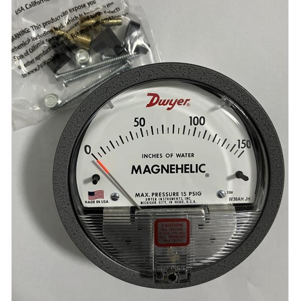 Dwyer 2150 Magnehelic Differential Pressure Gauge 0-150" w.c., minor divisions 5.0