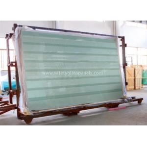 Clear / Tint Laminated Tempered Safety Glass , Solid tempered window glass