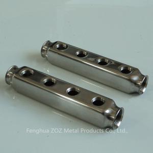 1-1/4" Stainless Steel Manifold Bar for Water and Heating Systems