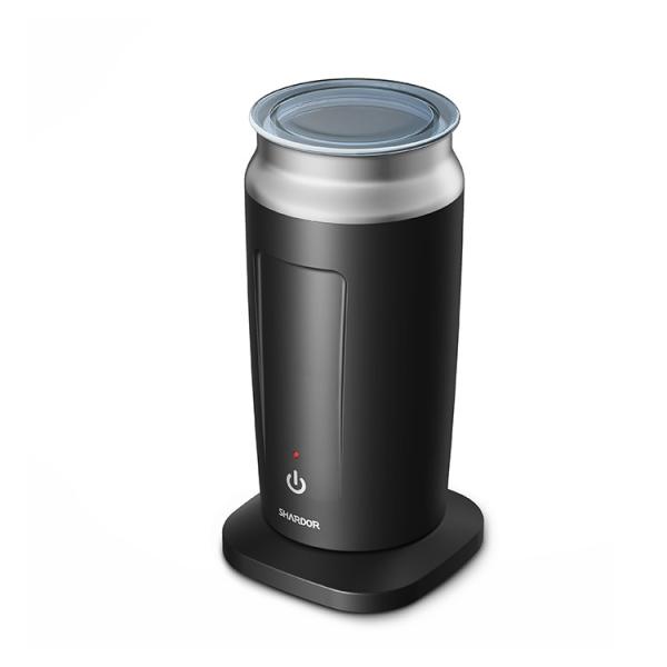 Buy White Black Electric Coffee Milk Frother Handheld Foam Warmer Stand at wholesale prices