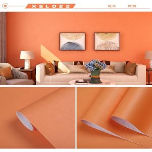 Textured Vinyl Wallpapers Solid Color 3D Wallpaper Peel Off Stickers for Home