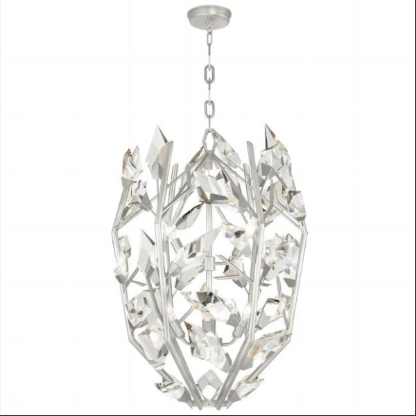 Buy Creative Silver Modern Crystal Chandelier 3000K 4000K 6500K at wholesale prices