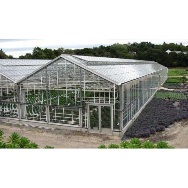Buy UP Ventilation Muti Span Sunshade PC Sheet Greenhouse at wholesale prices