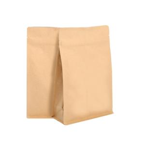 Brown Printing Aluminized Resealable Dog Food Bag