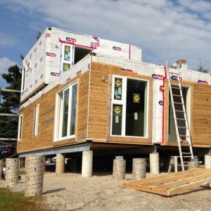 China 2 Layers Prefab Modular House Building Steel Structure  For Construction Site With CE on sale