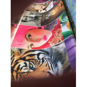 100% Polyster Digital Printing Fabric Tatting Weave Sublimation Coating