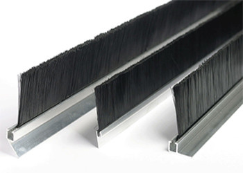 Buy PP Bristle Commercial Door Weatherstripping Brush Sealing Strip Brush at wholesale prices