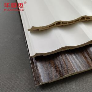 Customized Color Laminated U Shaped WPC Wall Panel Decoration PVC Panel For Home