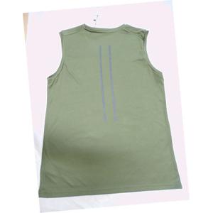 Lightweight 100% Polyester Army Green Mens Sleeveless Tank Top Mens Tank Vest